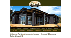 Desktop Screenshot of naturalconstruction.co.nz